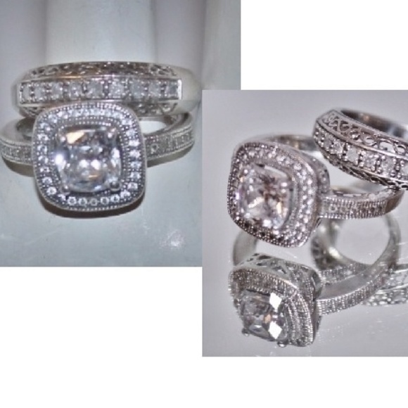 IPS Jewelry - SaveUR  $4 A House 925 Diamond Engagement Ring Set